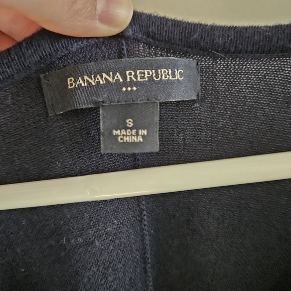 Banana Republic tie front navy dress Small - Picture 6 of 12